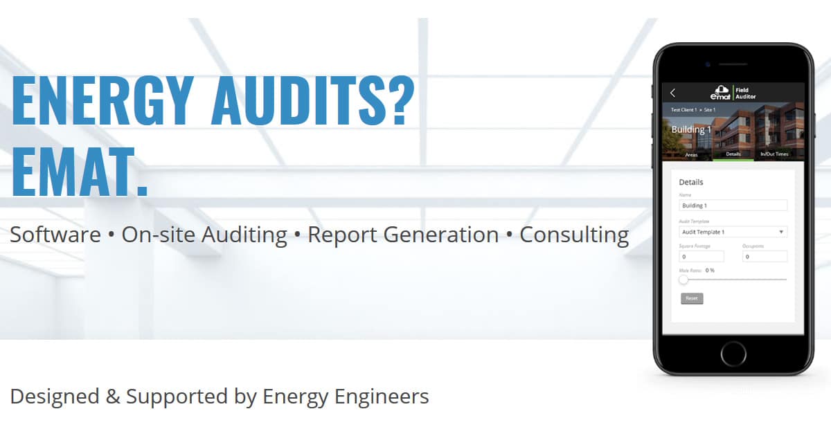 EMAT Energy Auditing Software Commercial & Industrial Auditing